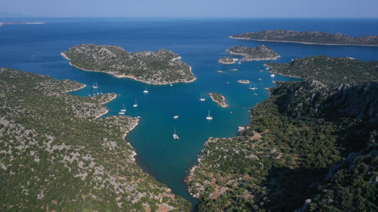 Istlada Tas Ev Apart - Kekova View Kapaklı Exterior foto